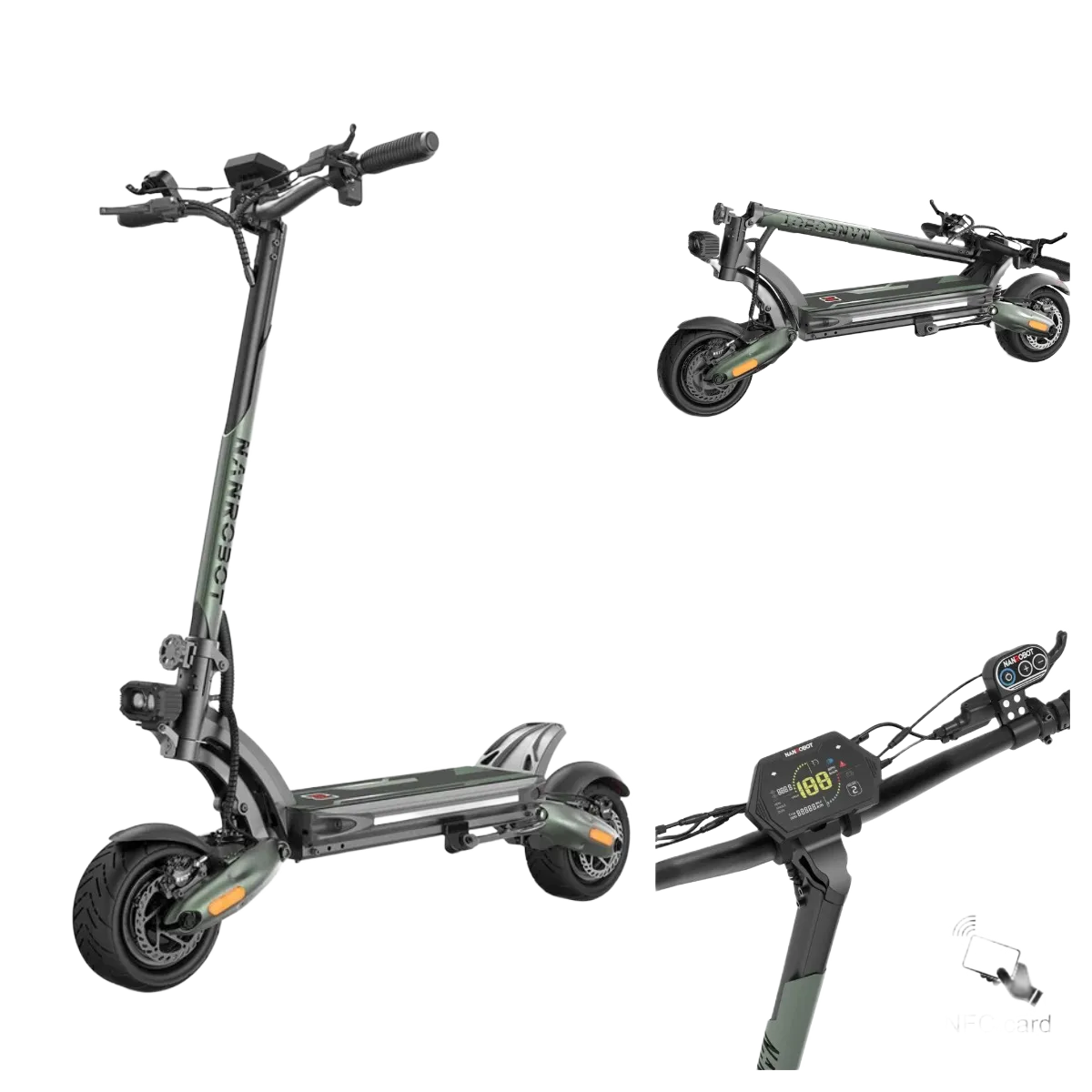 NANROBOT D6+ MAX – 3000W Dual-Motor Electric Scooter