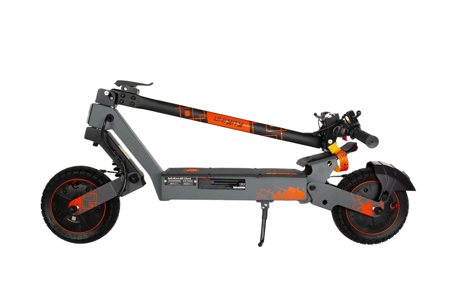 KuKirin G2 Ultra Black electric scooter on a white background