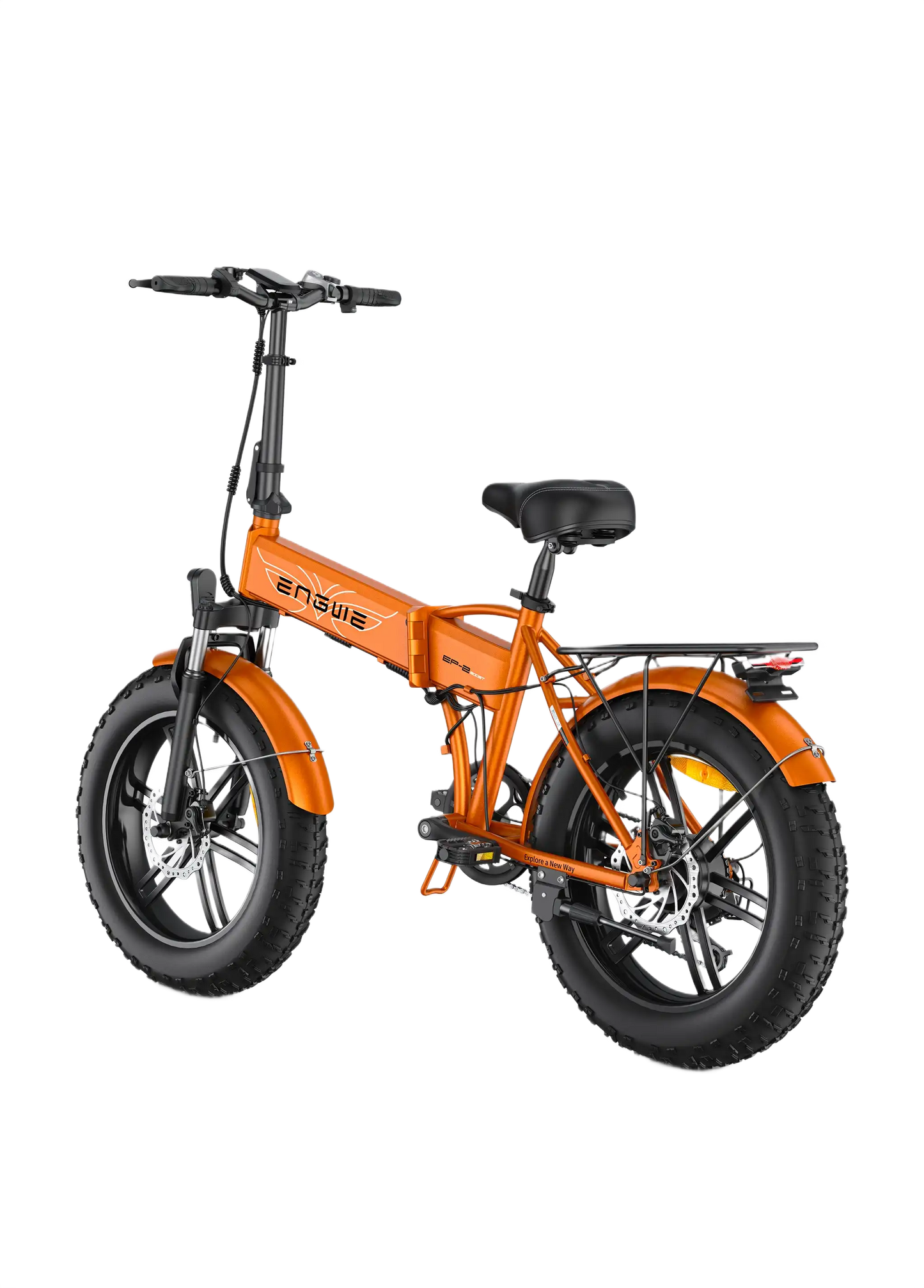ENGWE EP-2 Boost orange electric bike on white background