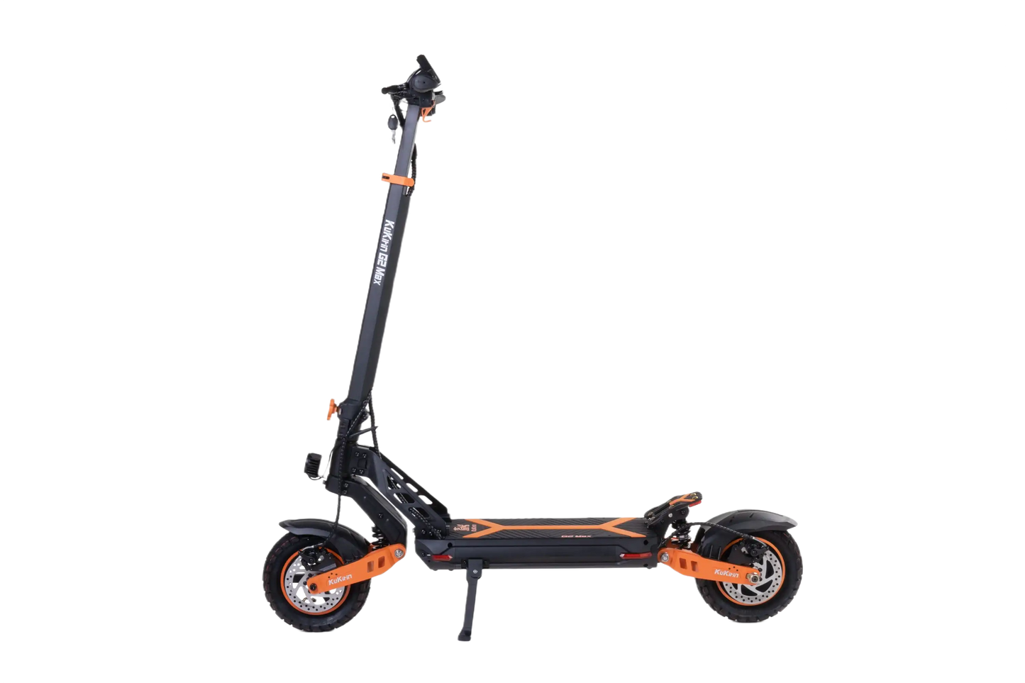 KuKirin G2 Max Black and orange electric scooter on a white background