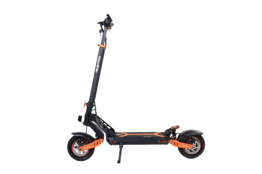 KuKirin G2 Max Black and orange electric scooter on a white background