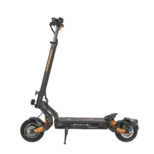 KuKirin G2 Master Black electric scooter with orange accents on a white background