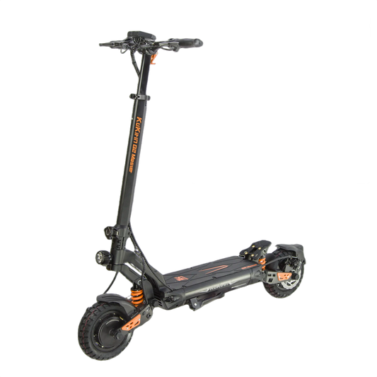 KuKirin G2 Master Black electric scooter with orange accents on a white background