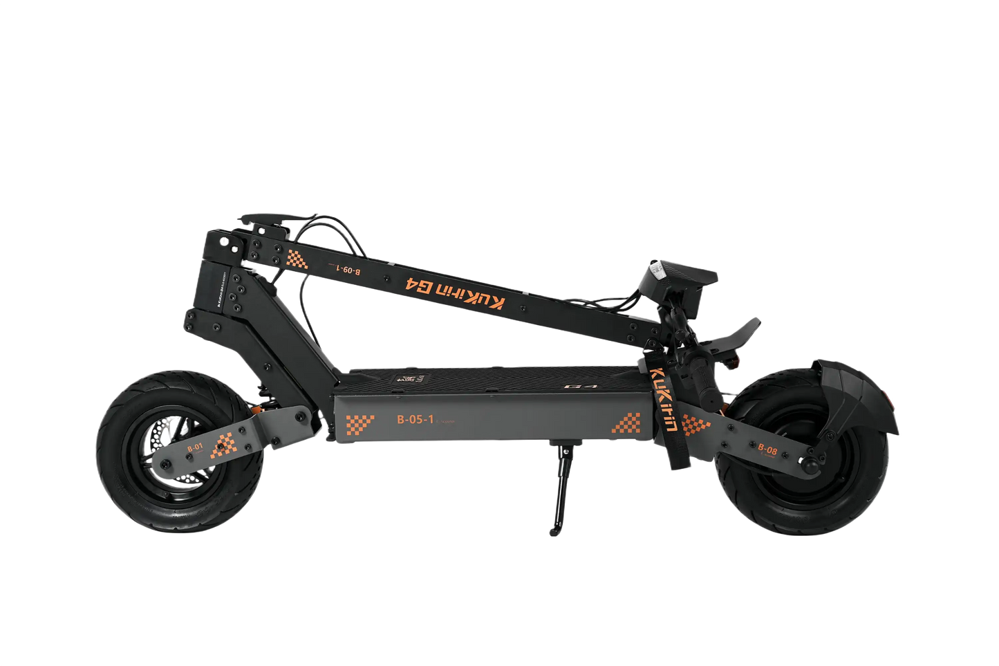 KuKirin G4 Black electric scooter on a white background