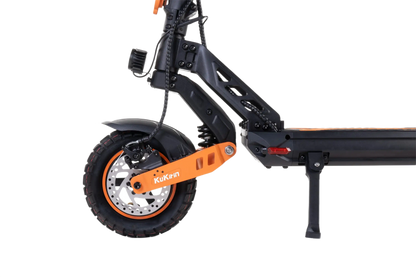 KuKirin G2 Max Black and orange electric scooter on a white background