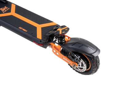KuKirin G2 Max Black and orange electric scooter on a white background