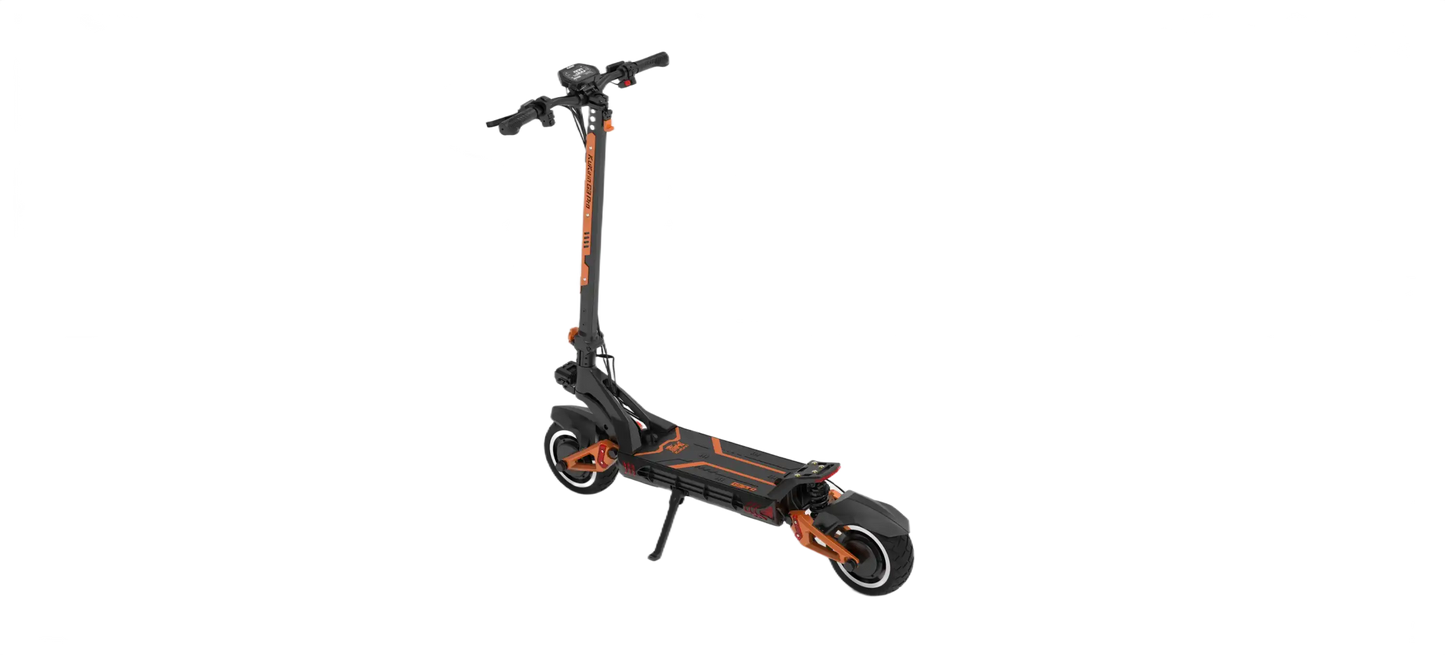 KuKirin G3 Pro Black and orange electric scooter on a white background