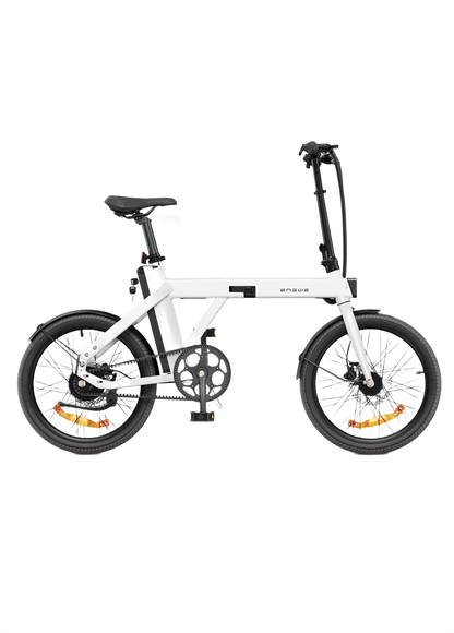 ENGWE P20 white electric bike on a white background
