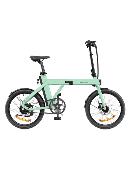 ENGWE P20 mint green electric bike on a white background