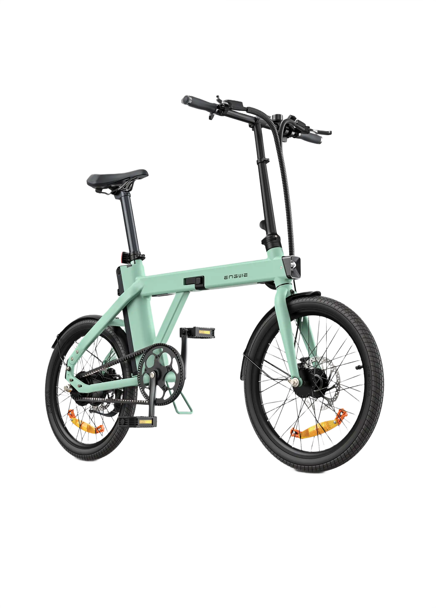 ENGWE P20 mint green electric bike on a white background