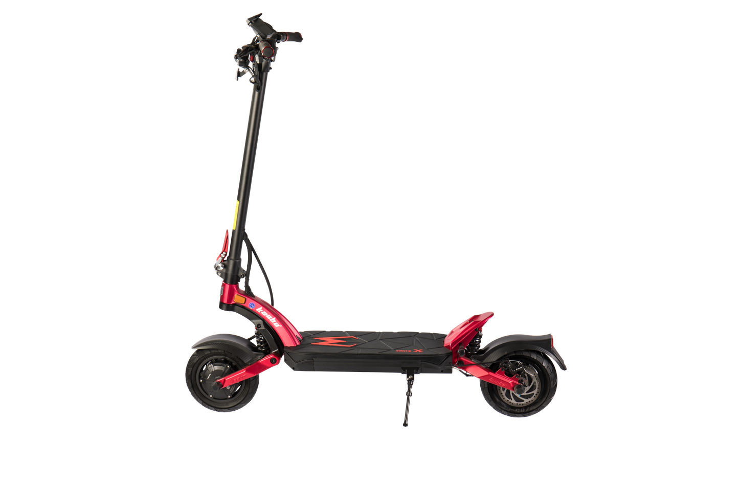 KAABO MANTIS X PLUS red electric scooter on a white background