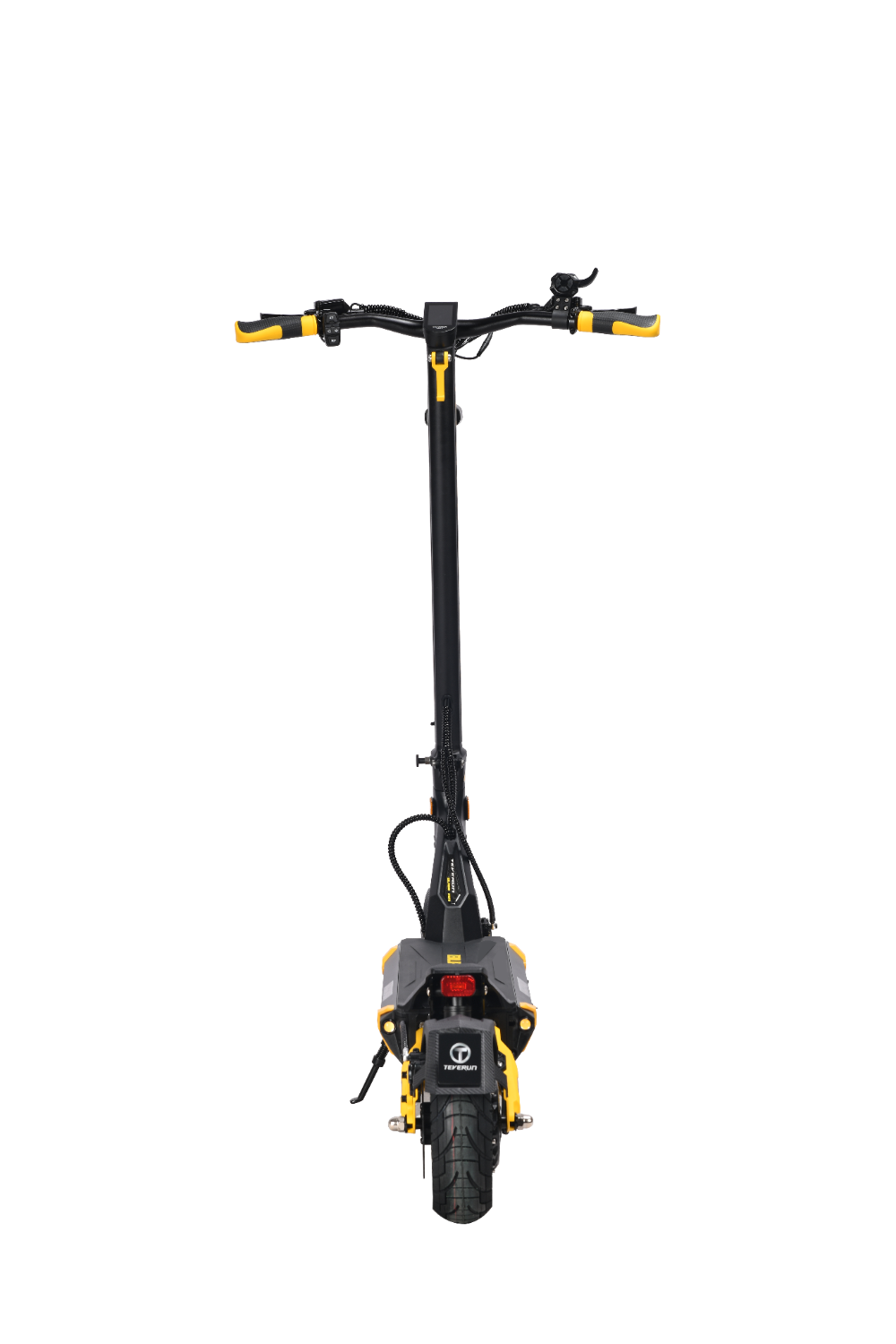 TEVERUN BLADE MINI ULTRA Black and yellow electric scooter on a white background