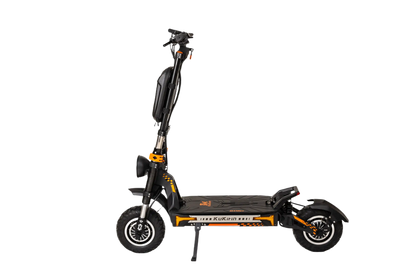 KuKirin G4 Max Black and orange electric scooter on a white background