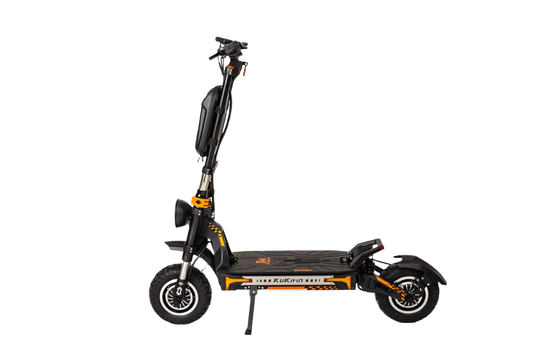 KuKirin G4 Max Black and orange electric scooter on a white background