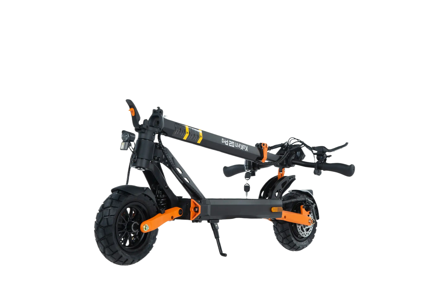 KuKirin G2 Pro VMP Version Black and orange electric scooter on a white background