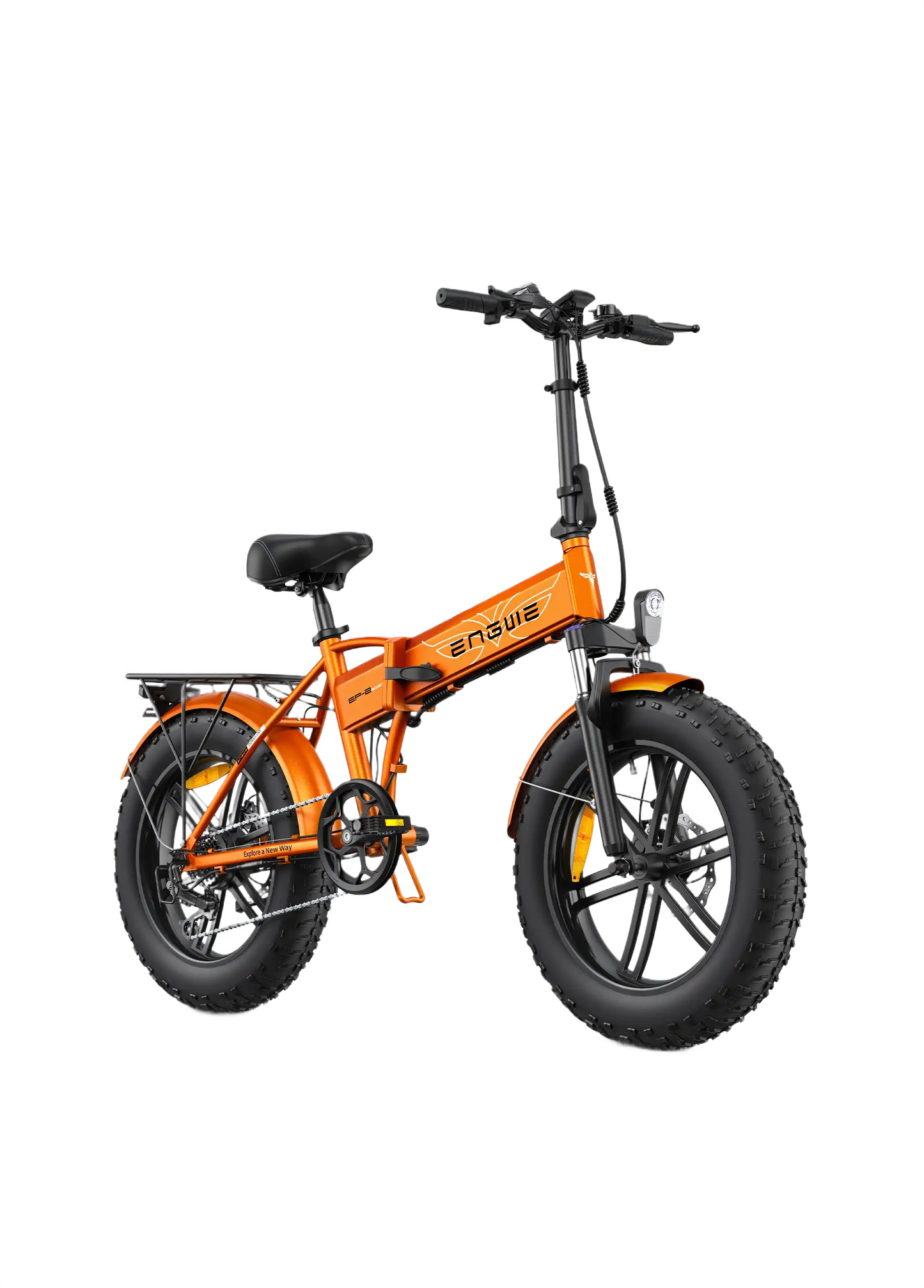  ENGWE EP-2 Boost orange electric bike on white background