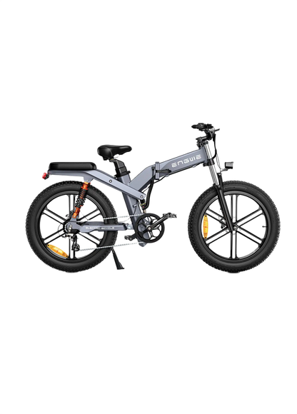 ENGWE X26 gray electric bike on a white background