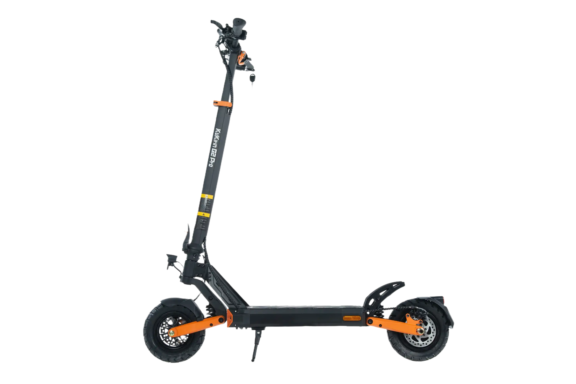 KuKirin G2 Pro VMP Version Black and orange electric scooter on a white background