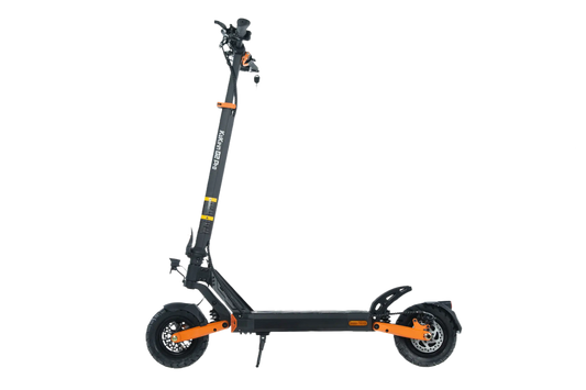 KuKirin G2 Pro VMP Version Black and orange electric scooter on a white background