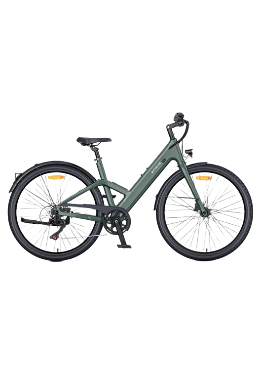 ENGWE N1 AIR ST Green electric bicycle on a white background
