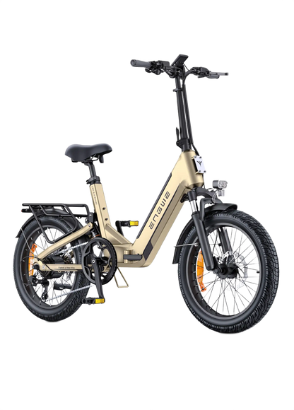  ENGWE L20 3.0 Boost Beige electric bike on a white background