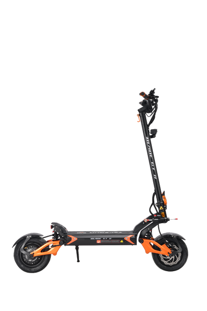 TEVERUN BLADE GT2 Black and orange electric scooter on a white background