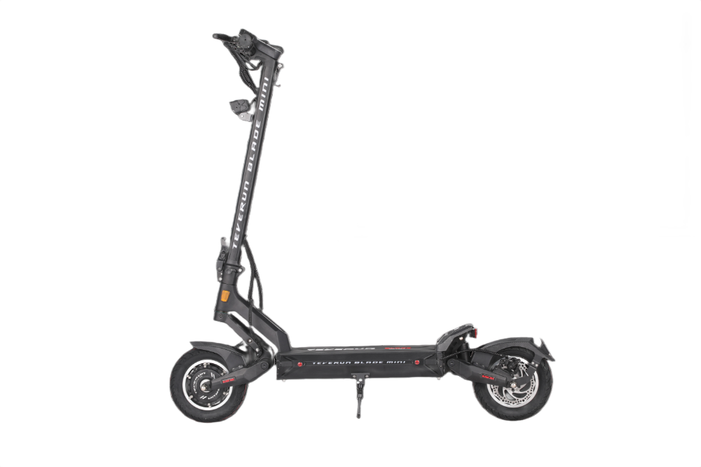TEVERUN BLADE MINI PRO Black electric scooter on a white background