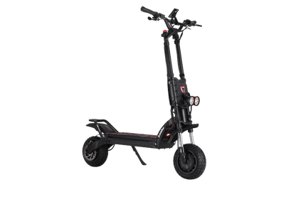 Kaabo Wolf King GTR MAX BLACK Black electric scooter on a white background