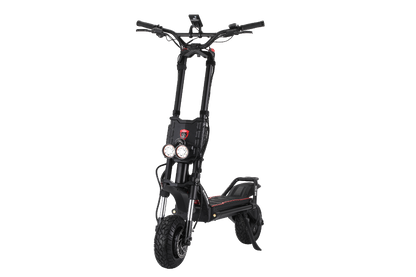 Kaabo Wolf King GTR MAX BLACK Black electric scooter on a white background