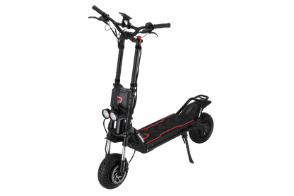 Kaabo Wolf King GTR MAX BLACK Black electric scooter on a white background