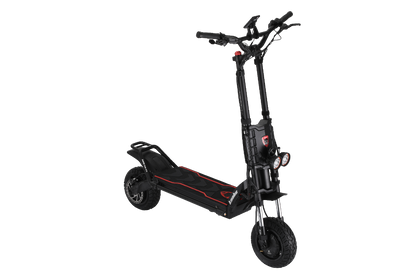 Kaabo Wolf King GTR MAX BLACK Black electric scooter on a white background