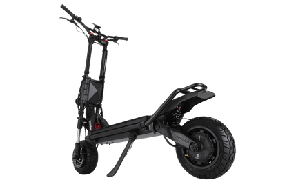 Kaabo Wolf King GTR MAX BLACK Black electric scooter on a white background