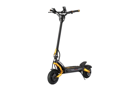 KAABO MANTIS KING GT GOLD Black and yellow electric scooter on a white background