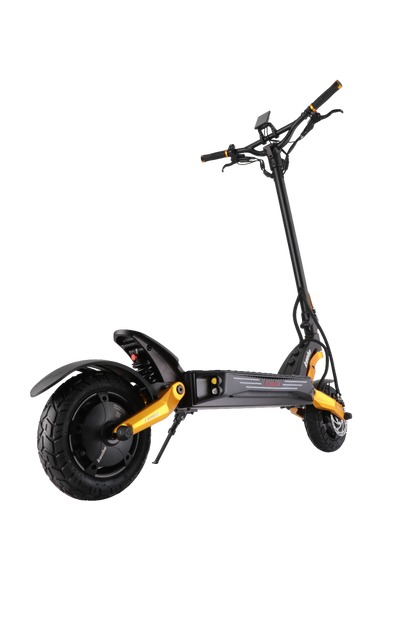 KAABO MANTIS KING GT GOLD Black and yellow electric scooter on a white background