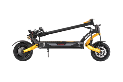 KAABO MANTIS KING GT GOLD Black and yellow electric scooter on a white background