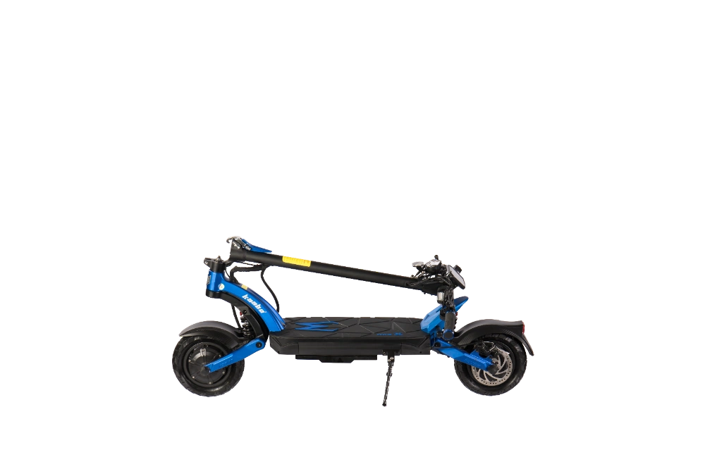 KAABO MANTIS X PLUS Blue electric scooter on a white background