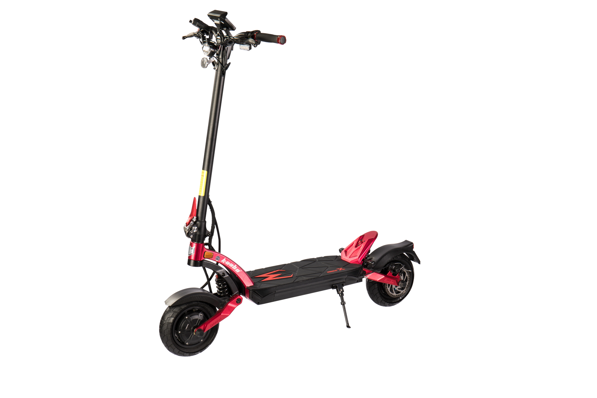 KAABO MANTIS X PLUS red electric scooter on a white background
