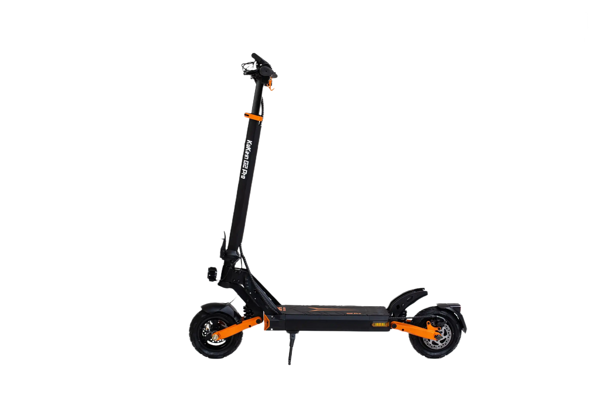 KuKirin G2 Pro Black and orange electric scooter on a white background