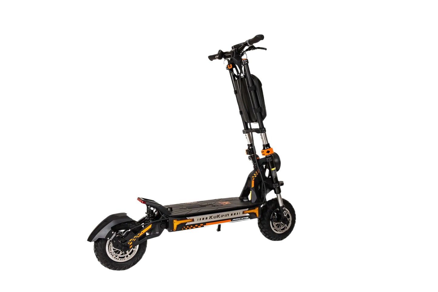 KuKirin G4 Max Black and orange electric scooter on a white background