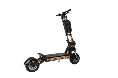 KuKirin G4 Max Black and orange electric scooter on a white background
