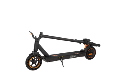 KuKirin S1 Max Black electric scooter with orange accents on a white background