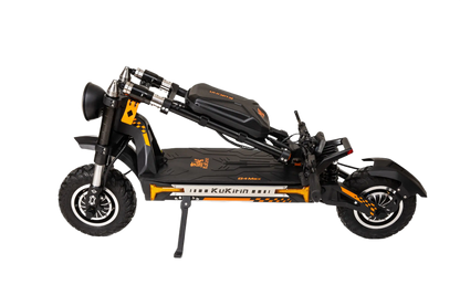 KuKirin G4 Max Black and orange electric scooter on a white background