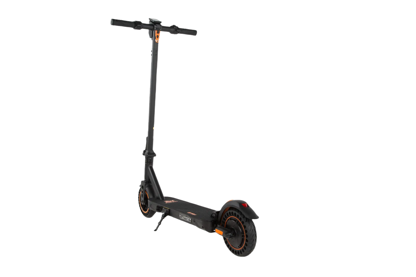 KuKirin S1 Max Black electric scooter with orange accents on a white background