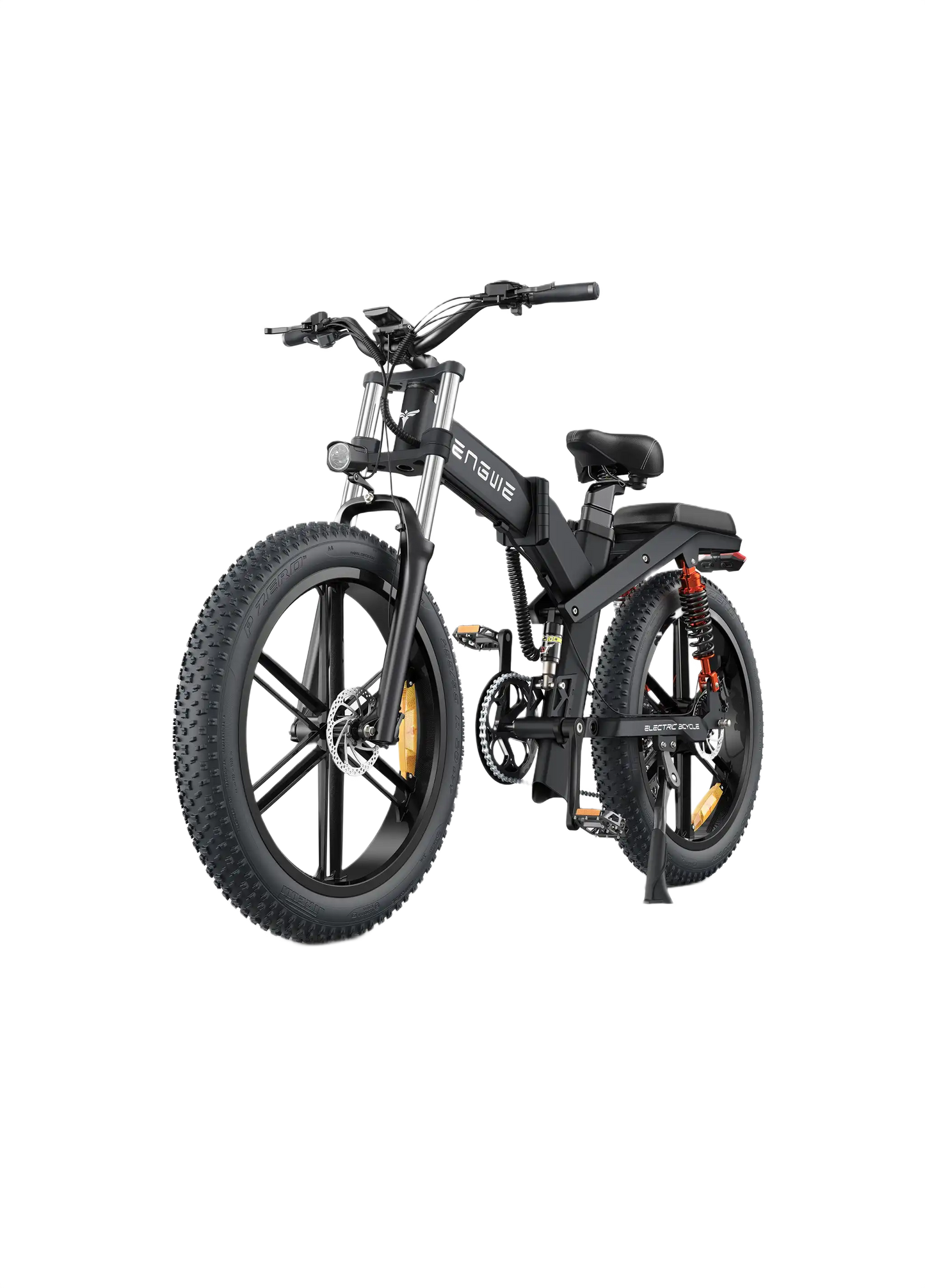 ENGWE X26 Black electric bike on a white background