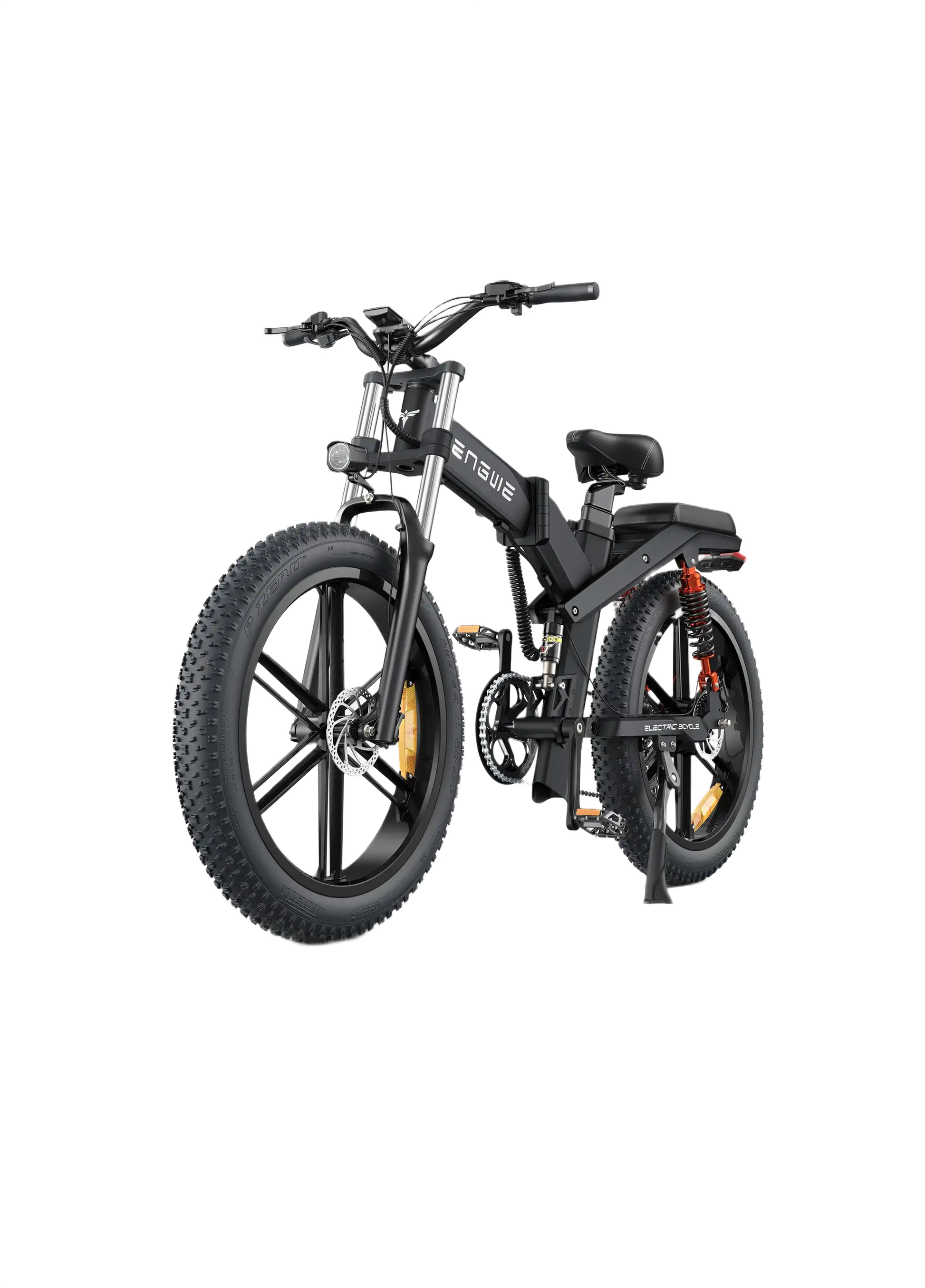 ENGWE X26 Black electric bike on a white background