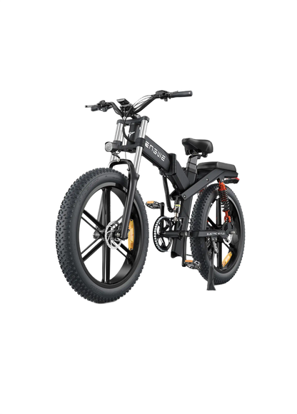 ENGWE X26 Black electric bike on a white background