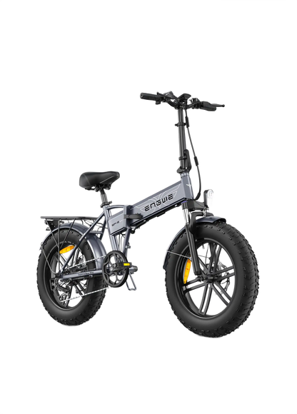  ENGWE EP-2 Boost sliver electric bike on white background