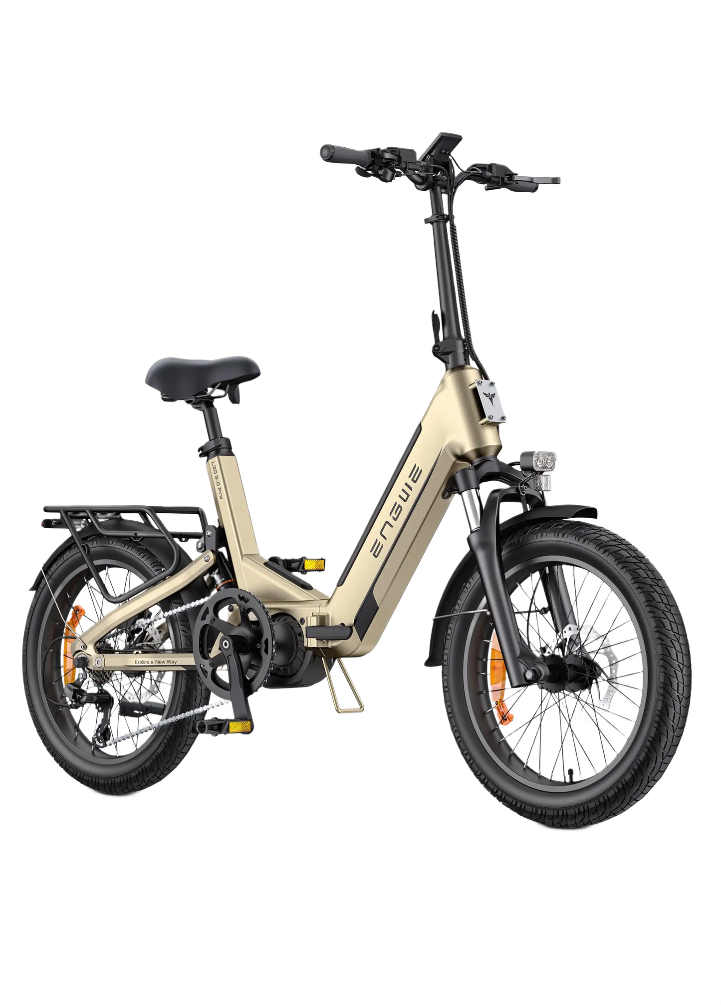 ENGWE L20 3.0 Pro Beige electric bike on a white background