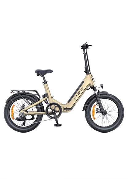  ENGWE L20 3.0 Boost Beige electric bike on a white background