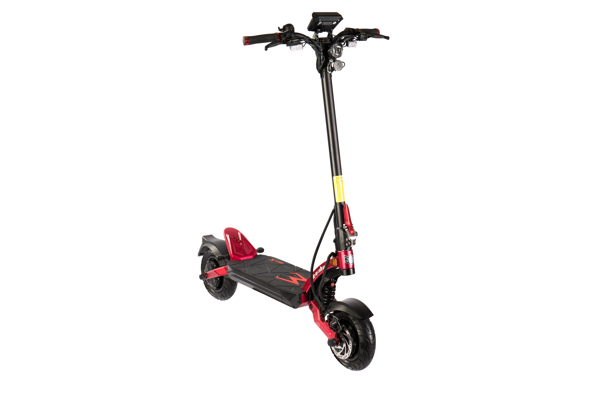 KAABO MANTIS X PLUS red electric scooter on a white background